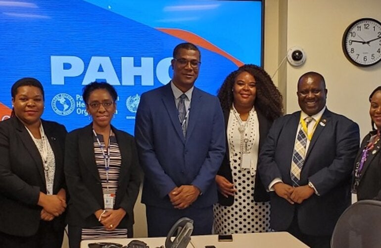 TCI delegation meets with PAHO/WHO Representative