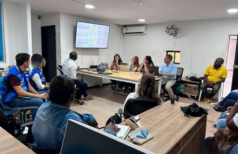 Visita de referencia para la formación THS Chocó