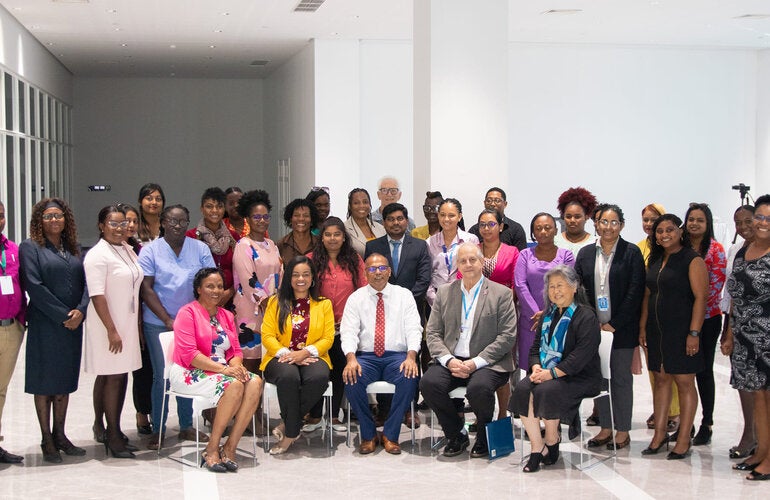 PAHO-WHO training in Guyana, in coordination with EIH and BIREME, enhaces uses of R4L and VHL 