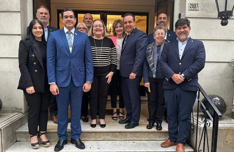 equipo CLAP y autoridades del Ministerio de Salud de República Dominicana