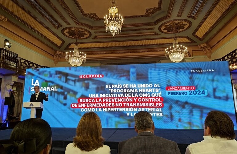 Presidencia de la República Dominicana oficializa Iniciativa HEARTS como la base del fortalecimiento de la atención primaria