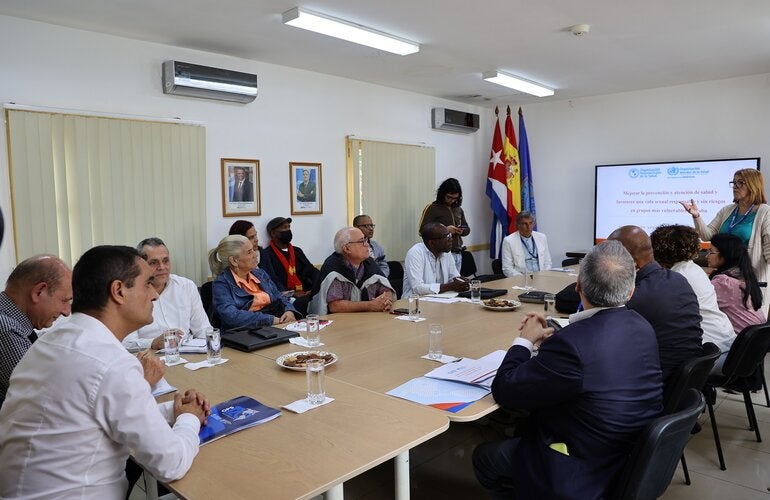 Primera reunión de trabajo para ejecución de subvención de AECID a OPS destinada a contribuir con la salud sexual y reproductiva