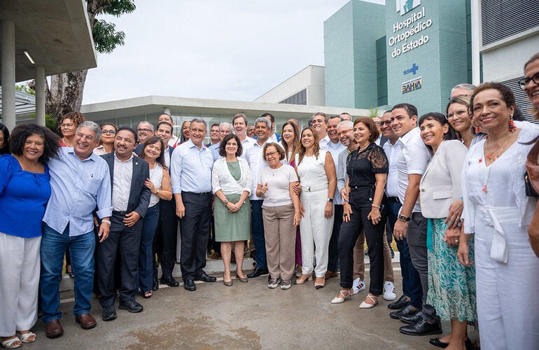 Inauguração do hospital ortopédico