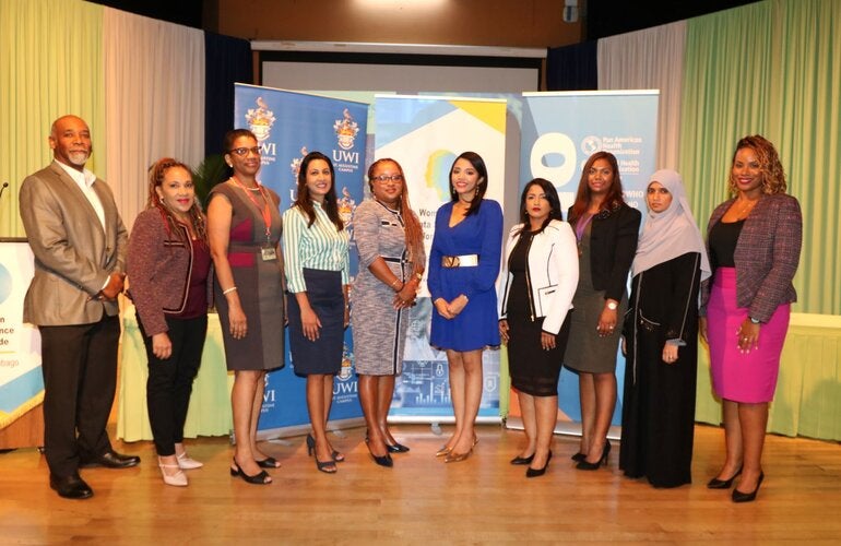 Featured speakers and panelists at the forum at the Empowering Women to Harness the Power of Data: Inspiring Inclusion