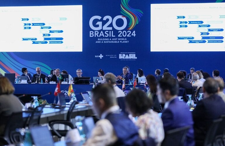 OPS y OMS apoyan propuesta de Brasil: crear una alianza, liderada por el G20, para la innovación y la producción local y regional en salud