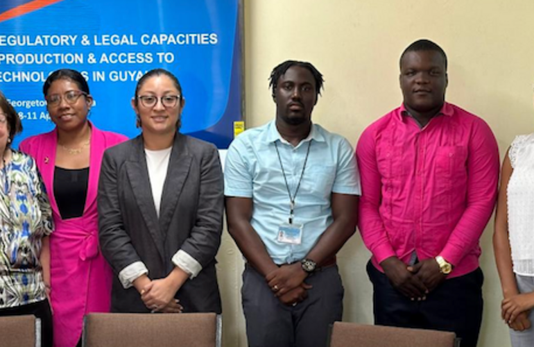 PAHO supports Guyana on strengthening regulatory and legal capacities for local production and access to health technologies