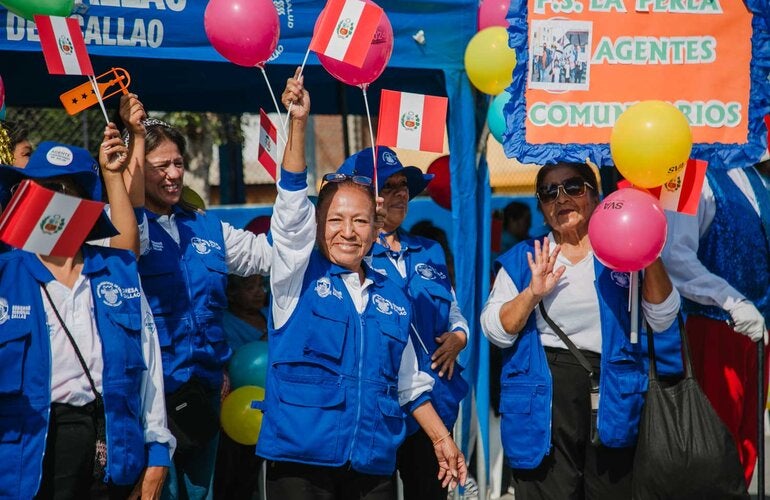 Agentes Comunitarias de Salud celebran el inicio de la SVA 2024