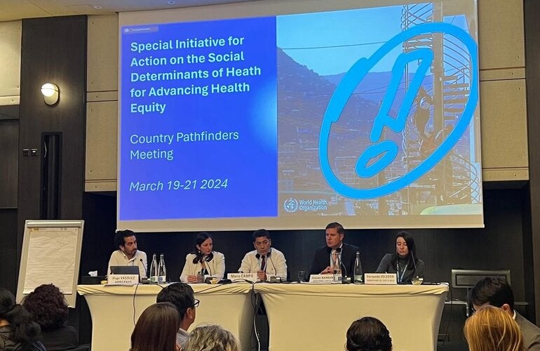 Participantes durante uno de los foros