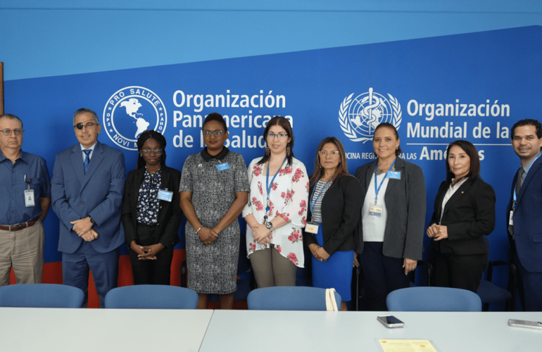 Miembros de los Comités Nacionales de Codex de Costa Rica y Guyana, así como de OPS y Panaftosa