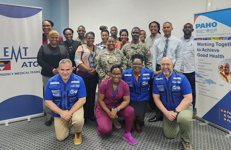 EMT in Antigua and Barbuda with PAHO