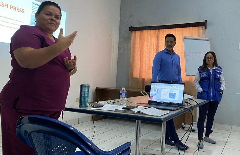 Wash press se implementa en 5 regiones sanitarias