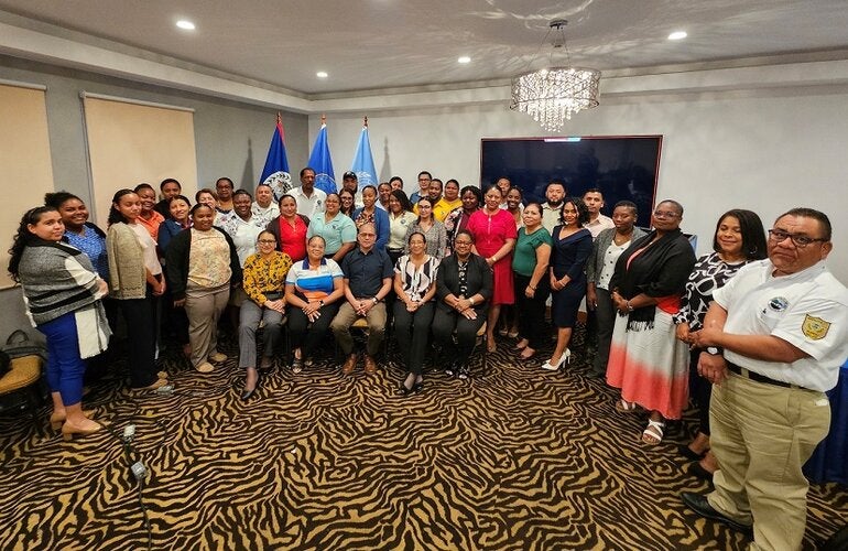 Group photo Belize RCCE training
