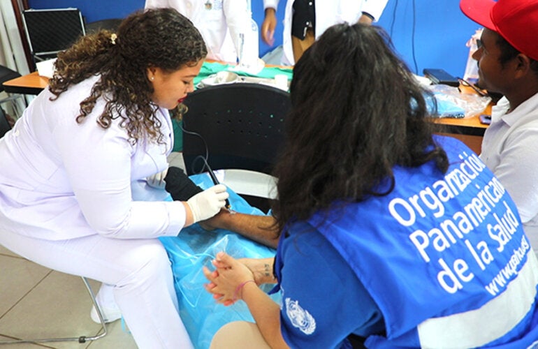 Fortalecimiento de capacidades en manejo de la leishmaniasis cutánea