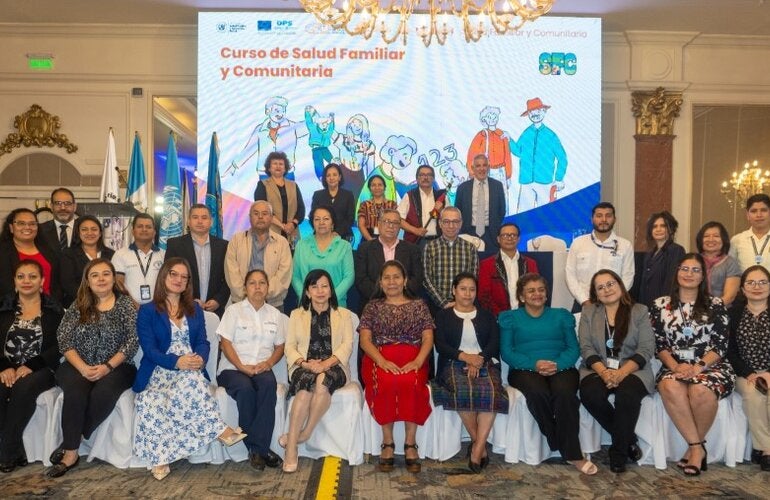 Autoridades indígenas y del Ministerio de Salud de Guatemala lanzan curso de salud familiar y comunitaria