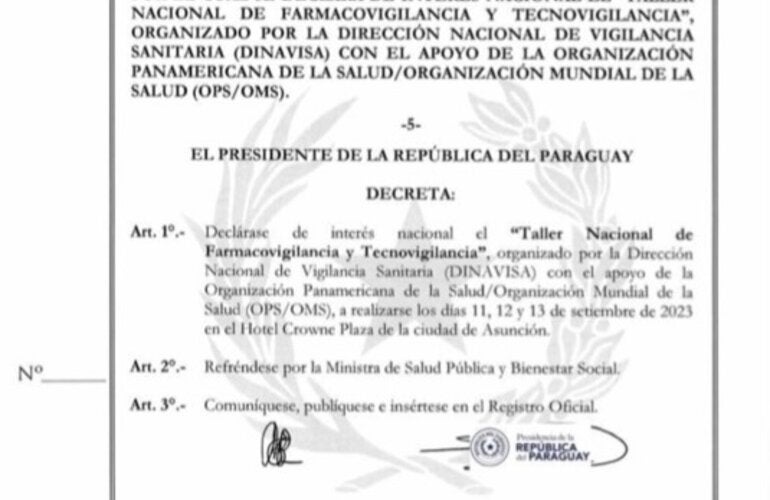Decreto 301 - Declaración de Interés Nacional