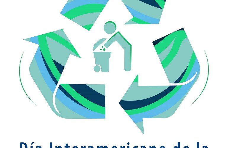 reciclaje persona cubo basura