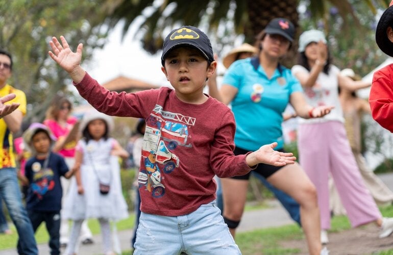 Participantes del taller de Taichí 