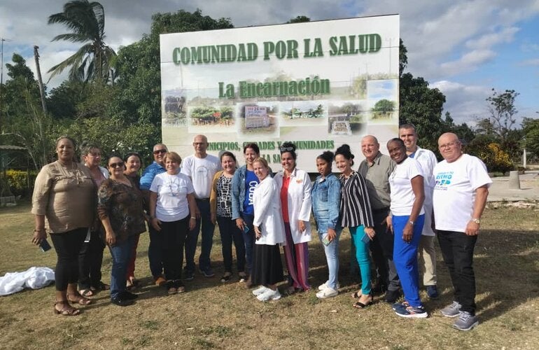 Declaración de comunidad saludable en municipio Cienfuegos