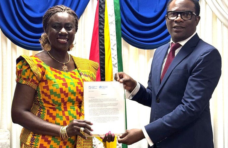 Dr. Dickson, PAHO PWR Guyana