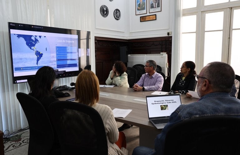 Webinar sobre respuesta a Oropouche en Cuba