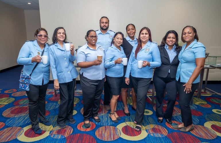 Facilitators and participants at the High-level meeting to Address Environmental Determinants of Health in Trinidad and Tobago using a Healthy Cities, Municipalities and Communities Approach