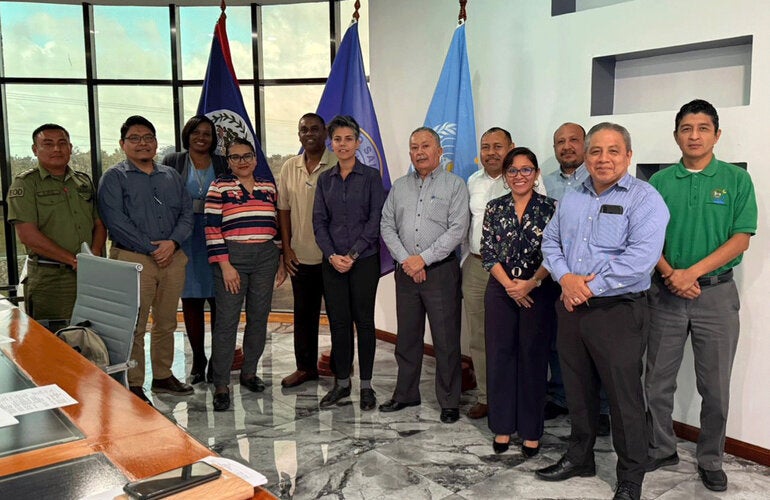 Key stakeholders at the E-Spar Workshop in Belize.