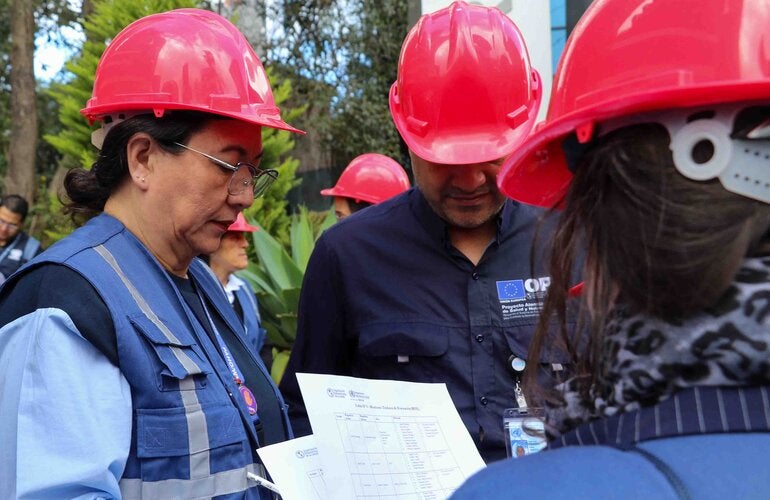 Simulacro ciudad Guatemala
