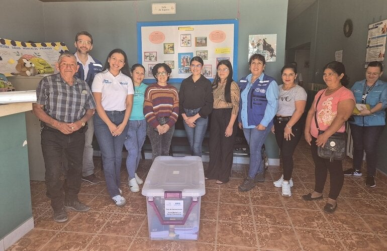 Proyecto CERF entrega materiales lúdicos para salud mental en Machuca, Ocotepeque