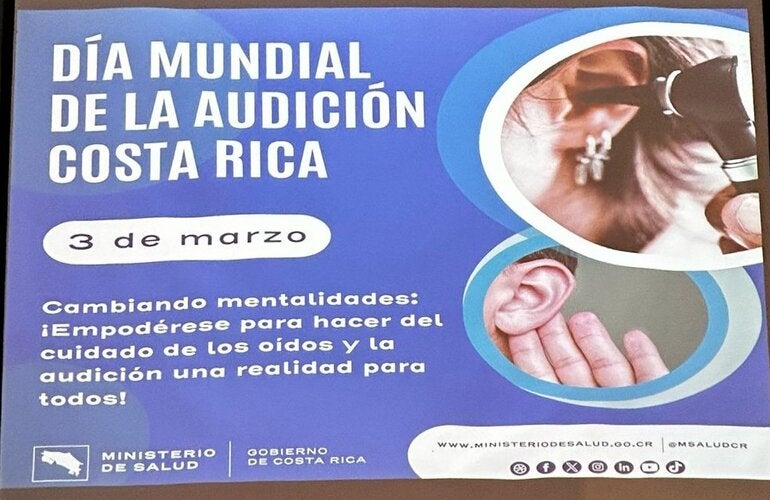 Banner oficial de la actividad con el título Día Mundial de la Salud Auditiva