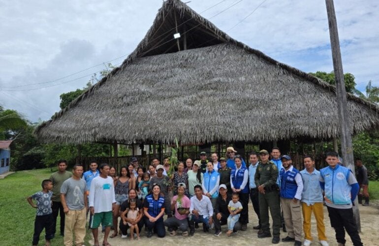 reunión con comunarios