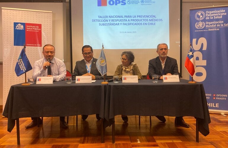 OPS/OMS y el Instituto de Salud Pública (ISP), desarrollaron encuentro donde se discutieron los elementos clave de la vigilancia posterior a la comercialización de medicamentos