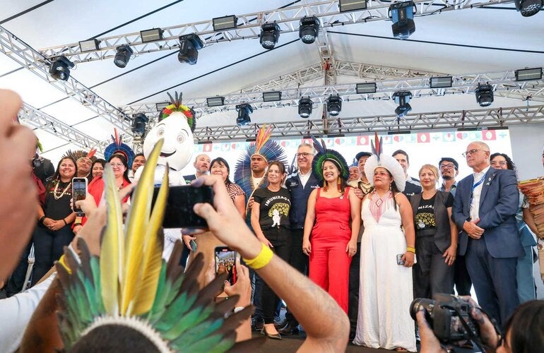 Lideranças após a vacinação