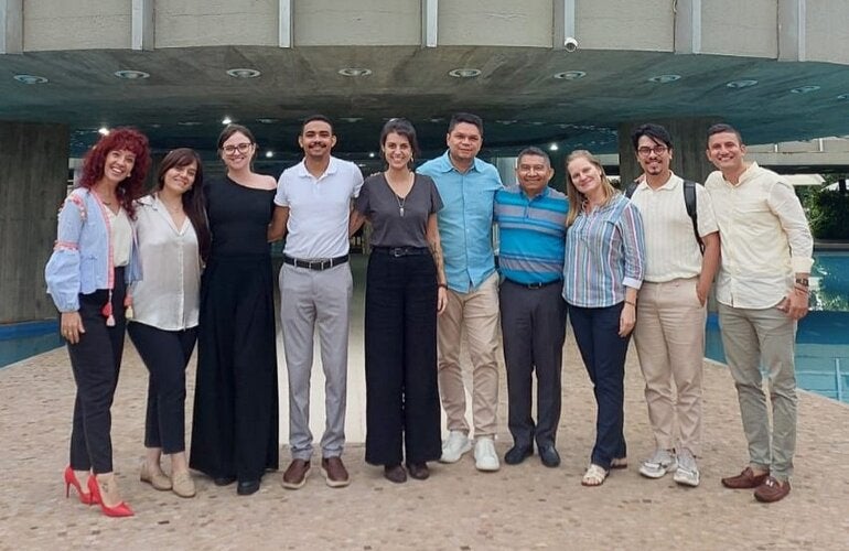 Participantes Missão de Cooperação Técnica OPAS/OMS sobre o fortalecimento da vigilância de influenza e vírus respiratórios