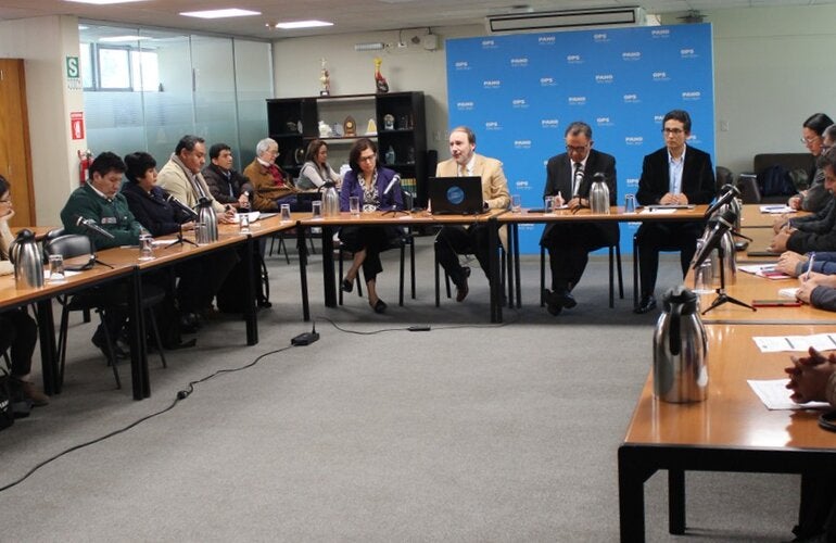 OPS/Luz Rospigliosi || Equipos técnicos del Ministerio de Salud y de la OPS participan en los talleres nacionales para la elaboración del plan de acción de las FESP renovadas.