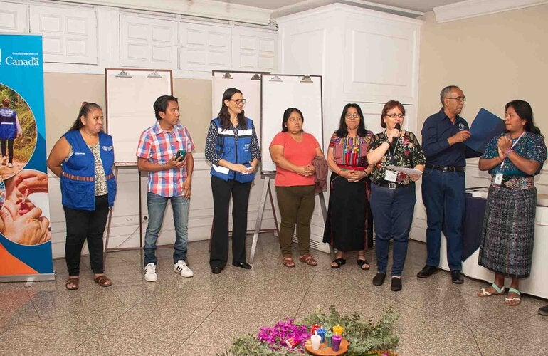 Taller comunitario para vacunación