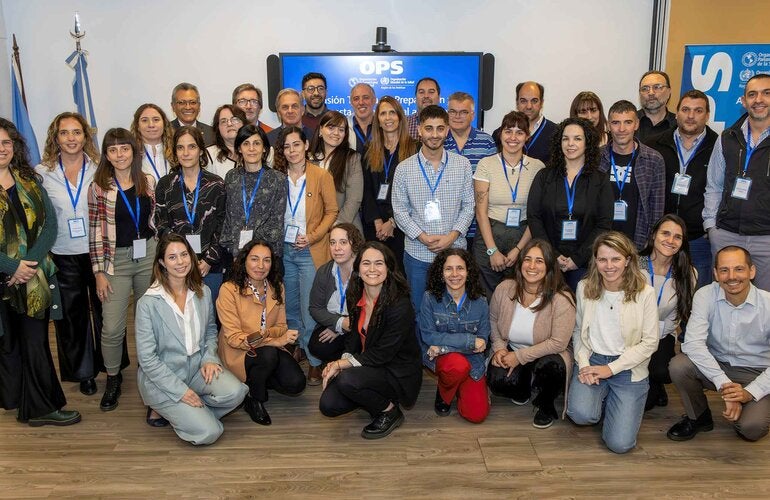 Foto grupal de los participantes