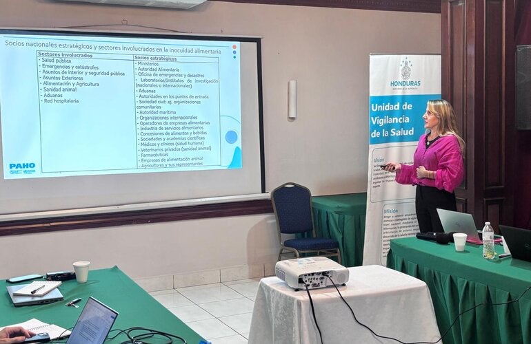 Técnica de Inocuidad de los Alimentos de Panaftosa en Honduras 