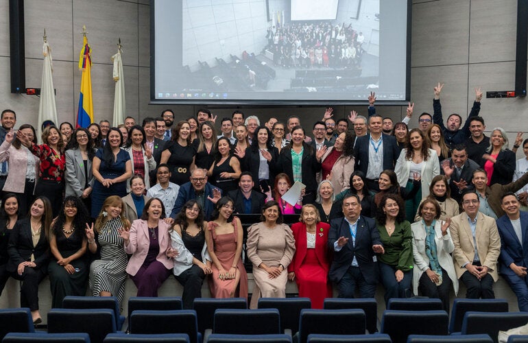 Personal de la Oficina de OPS Colombia en el Homenaje a Jubilacion de la Doc Monica y Doc Guillermo