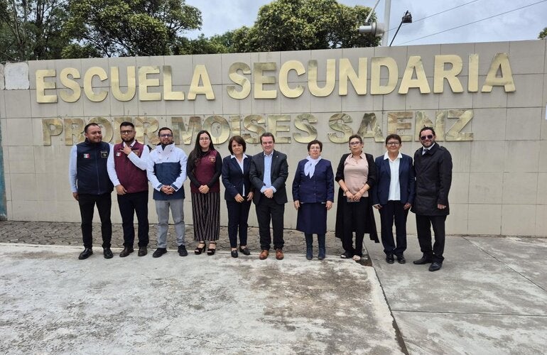 A partir del 5 de junio, Familias Fuertes se implementará en la Escuela Secundaria “Profesor Moisés Sáenz” en San Pedro Cholula, Puebla.