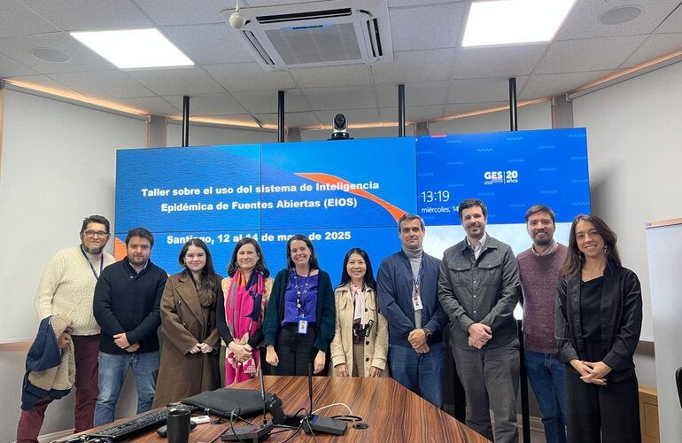 En la capital chilena se desarrolló el taller sobre el uso del sistema de Inteligencia Epidémica de Fuentes Abiertas (EIOS)