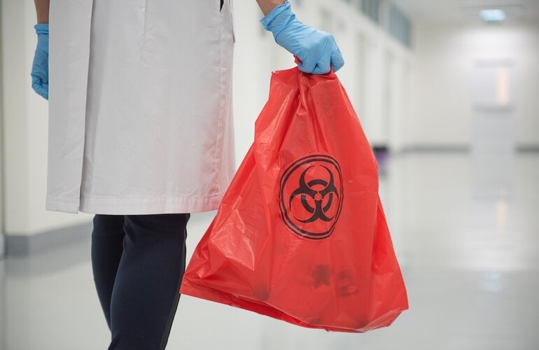 Waste in health centers.