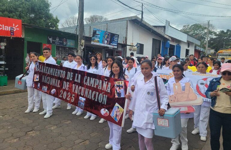 Lanzamiento de Jornada Nacional de Vacunación en departamento de Matagalpa