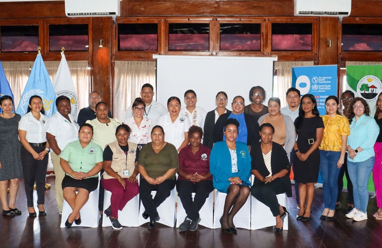 Group photo of the participants and facilitators of the RCCE Workshop.