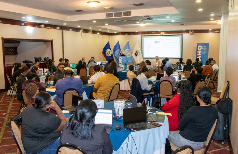 Photo of the workshop venue and participants.