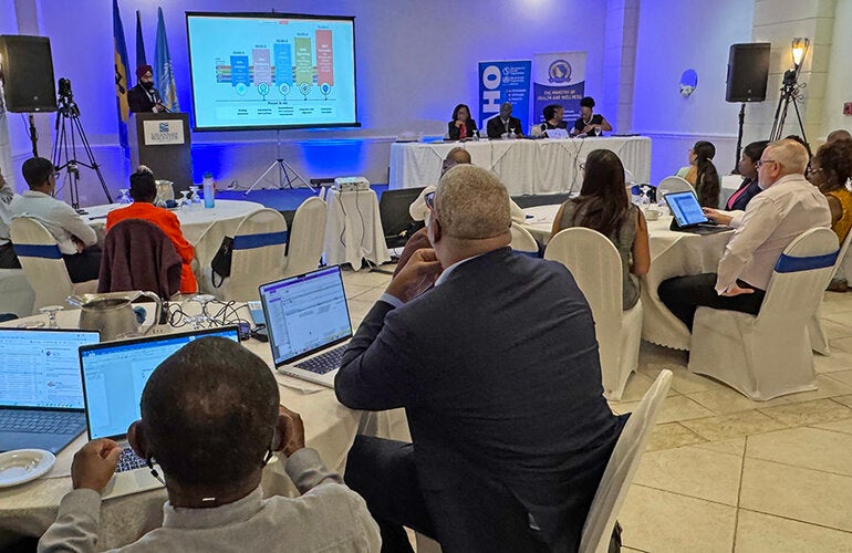 Key stakeholders attending IS4H meeting in Barbados