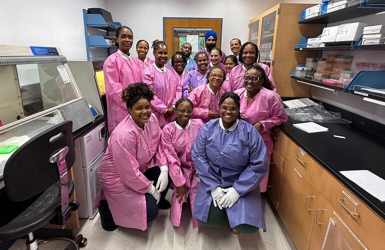 Participants attending workshop