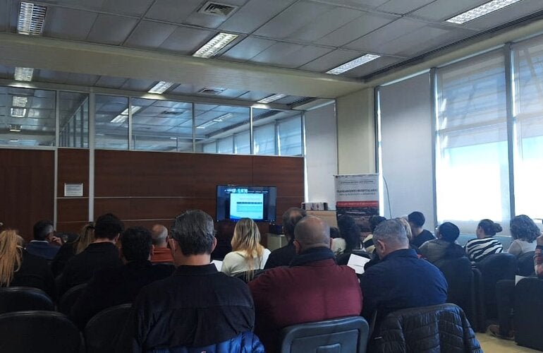 Foto de participantes del taller