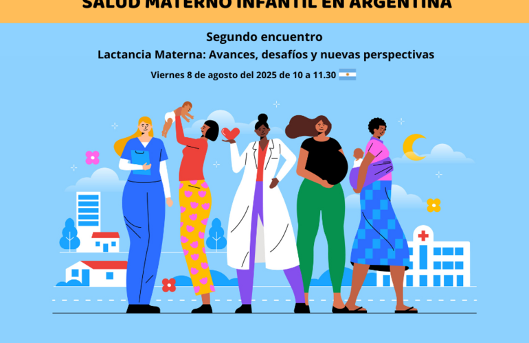 Imagen del ciclo de conversatorios sobre salud materno infantil