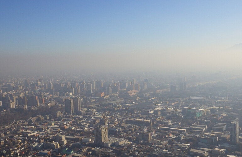 Contaminación del aire en Santiago de Chile