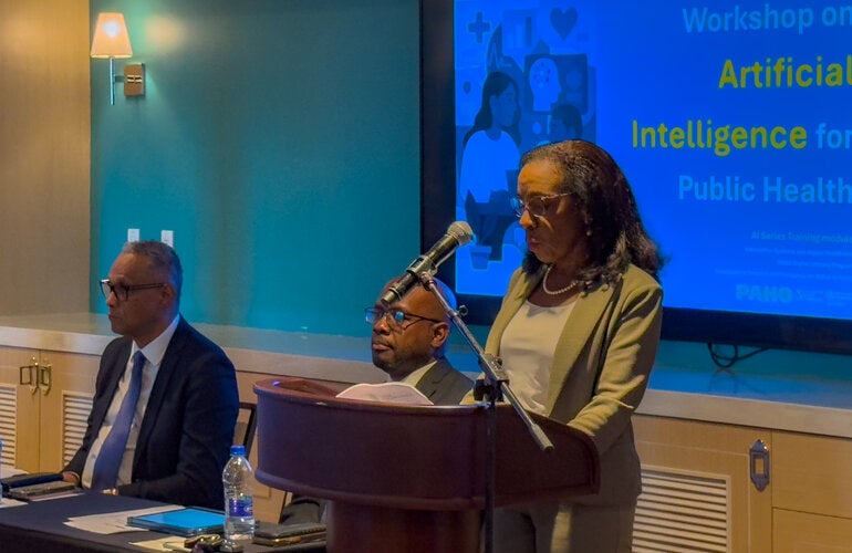 PAHO/WHO and The Bahamas Ministry of Health and Wellness Hosts AI and Cybersecurity Workshop in The Bahamas